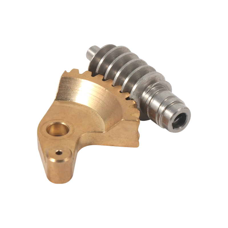 工場カスタムCNC加工精密ギア小型ピニオン鋼ウォームホイールウォームギアモーターポンプ